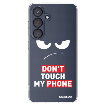 Picasee silikónový prehľadný obal pre Samsung Galaxy S25 5G - Angry Eyes - Transparent