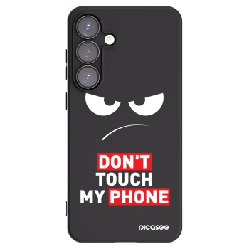 Picasee silikónový čierny obal pre Samsung Galaxy S25+ 5G - Angry Eyes - Transparent