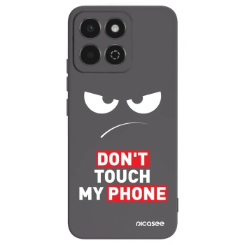 Picasee silikónový čierny obal pre Honor 200 Smart 5G - Angry Eyes - Transparent