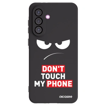 Picasee silikónový čierny obal pre Samsung Galaxy A36 5G - Angry Eyes - Transparent