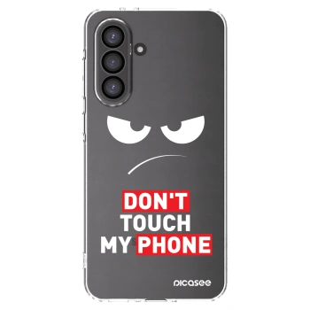 Picasee silikónový prehľadný obal pre Samsung Galaxy A36 5G - Angry Eyes - Transparent