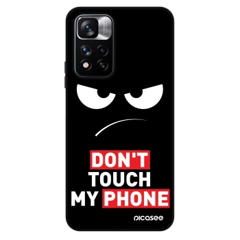 Obal pre Xiaomi Redmi Note 11 Pro - Angry Eyes - Transparent