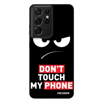 Picasee Fashion Case pre Samsung Galaxy S21 Ultra 5G G998B - Angry Eyes - Transparent