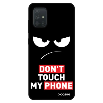Obal pre Samsung Galaxy A71 A715F - Angry Eyes - Transparent