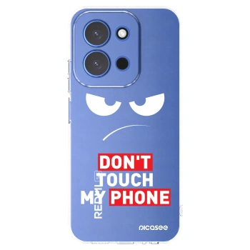Picasee silikónový prehľadný obal pre Xiaomi Redmi 15C 4G - Angry Eyes - Transparent