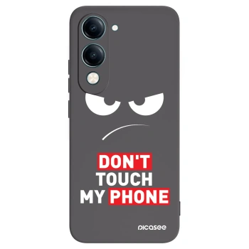 Picasee silikónový čierny obal pre Vivo Y29s 5G - Angry Eyes - Transparent