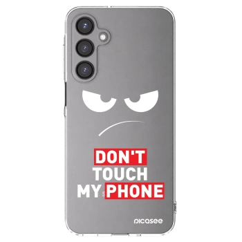 Picasee silikónový prehľadný obal pre Samsung Galaxy A16 4G - Angry Eyes - Transparent