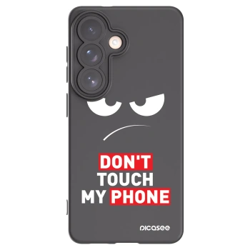 Picasee silikónový čierny obal pre Samsung Galaxy S26 - Angry Eyes - Transparent