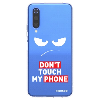 Picasee silikónový prehľadný obal pre Xiaomi Mi 9 SE - Angry Eyes - Transparent