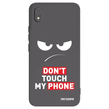 Picasee silikónový čierny obal pre Xiaomi Redmi 7A - Angry Eyes - Transparent