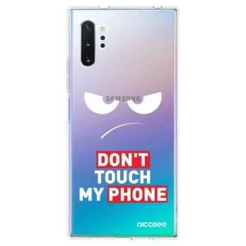 Obal pre Samsung Galaxy Note 10+ N975F - Angry Eyes - Transparent