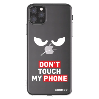Picasee silikónový prehľadný obal pre Apple iPhone 11 Pro Max - Angry Eyes - Transparent