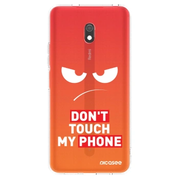 Obal pre Xiaomi Redmi 8A - Angry Eyes - Transparent