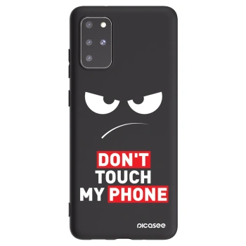 Picasee silikónový čierny obal pre Samsung Galaxy S20+ G985F - Angry Eyes - Transparent