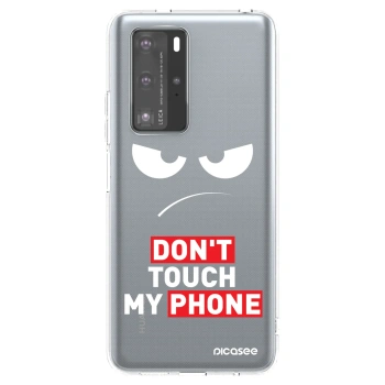 Obal pre Huawei P40 Pro - Angry Eyes - Transparent