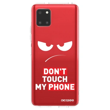 Picasee silikónový prehľadný obal pre Samsung Galaxy Note 10 Lite N770F - Angry Eyes - Transparent