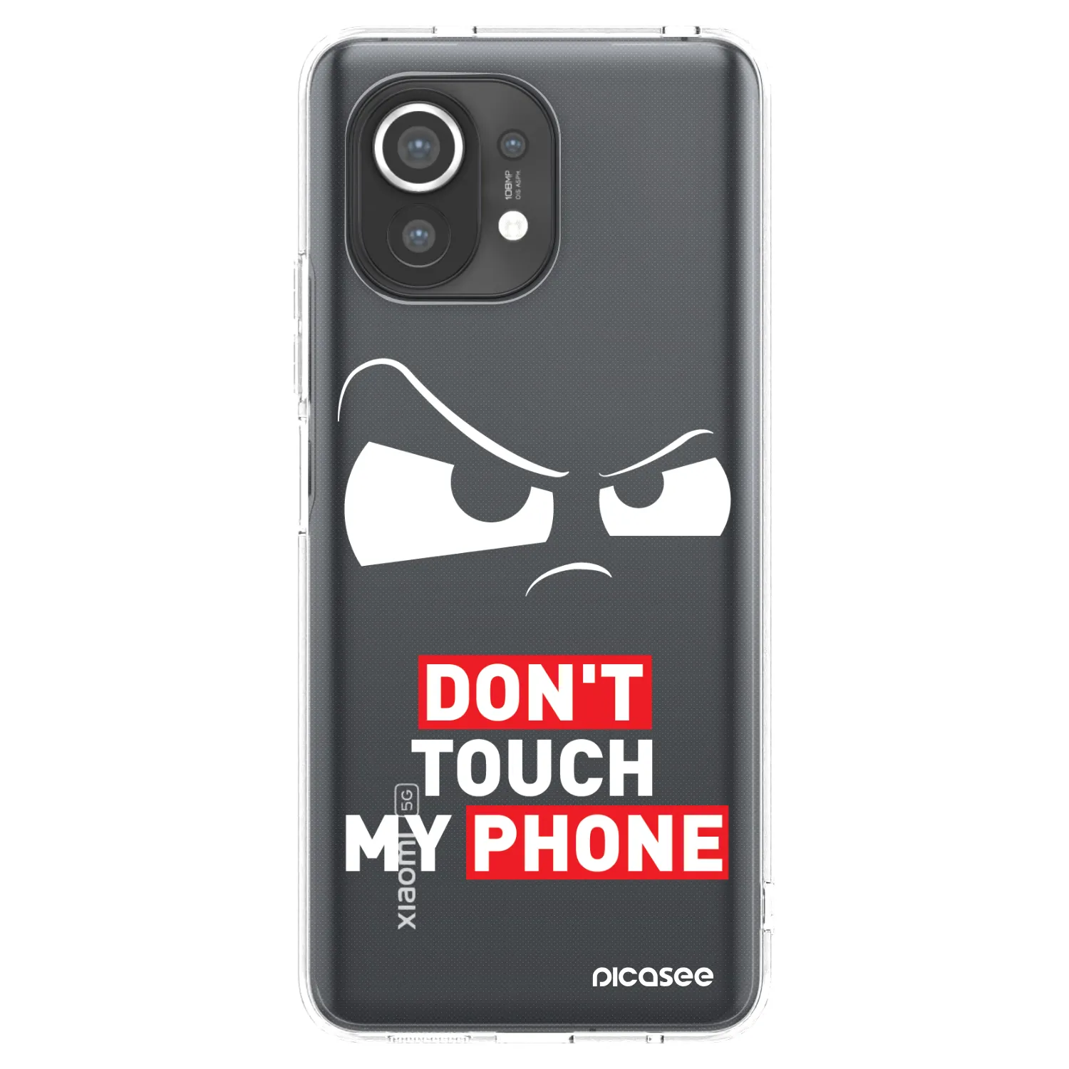 Picasee silikónový prehľadný obal pre Xiaomi Mi 11 - Cloudy Eye - Transparent