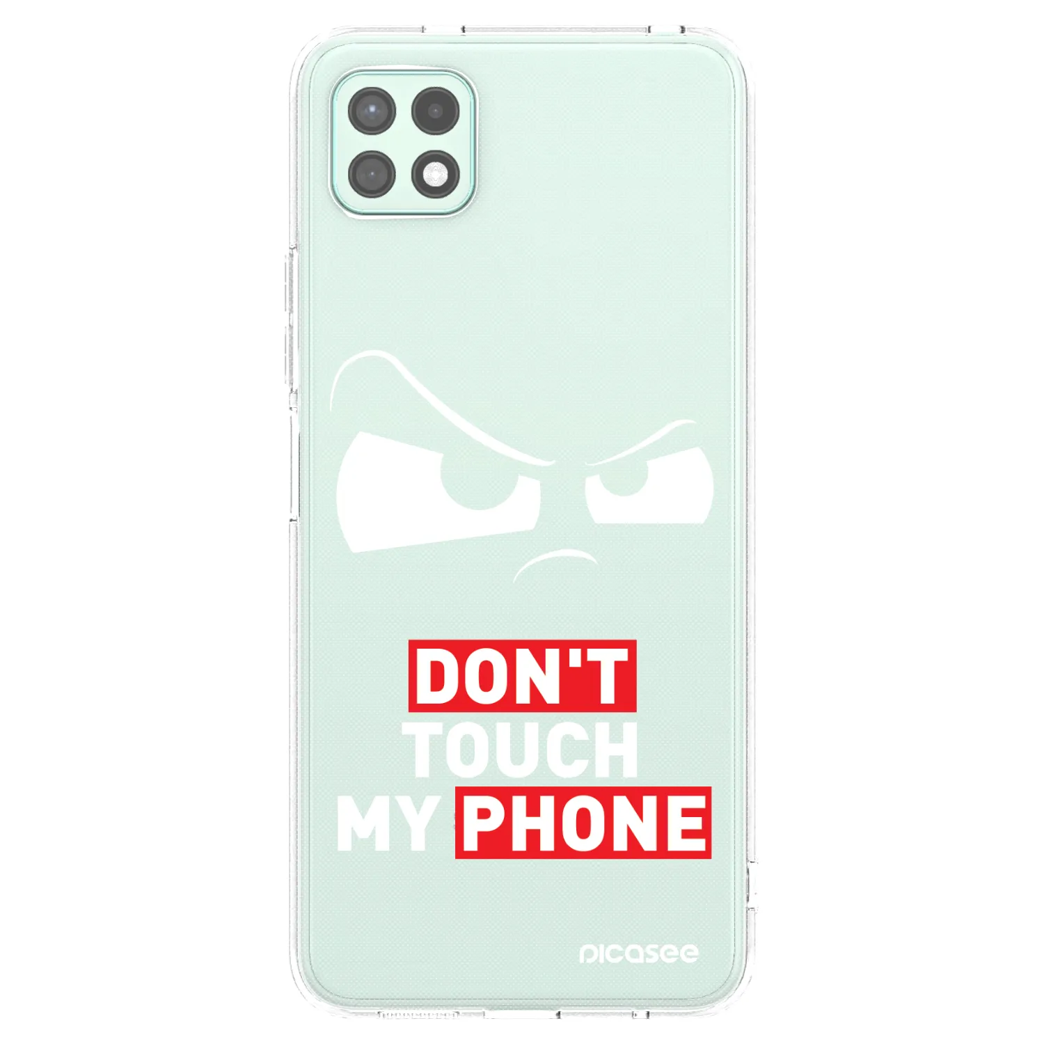 Picasee silikónový prehľadný obal pre Samsung Galaxy A22 A226B 5G - Cloudy Eye - Transparent
