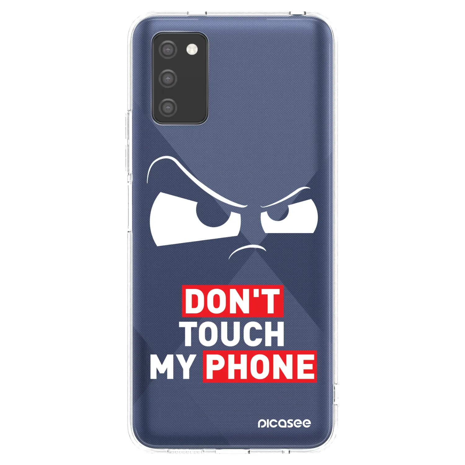 Picasee silikónový prehľadný obal pre Samsung Galaxy A02s A025G - Cloudy Eye - Transparent