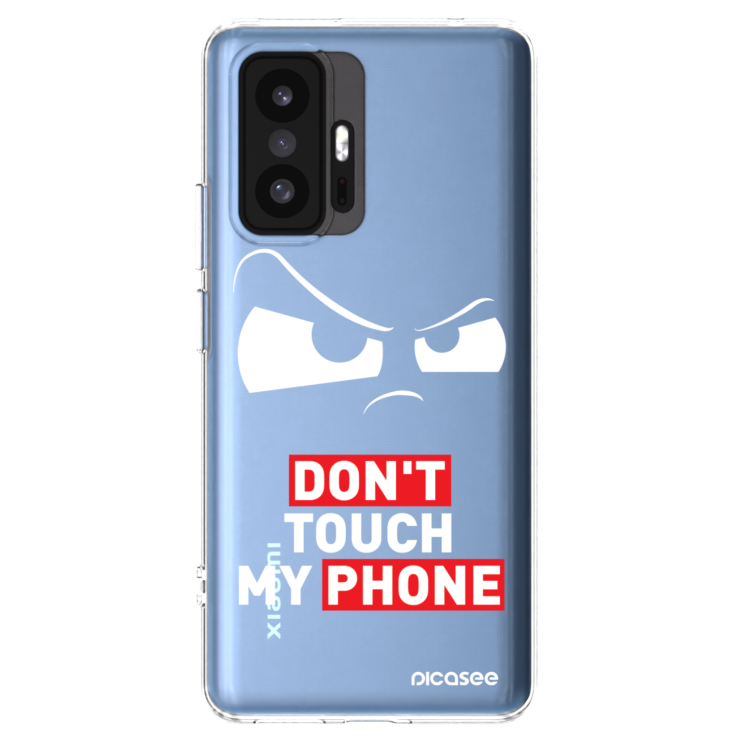 Picasee silikónový prehľadný obal pre Xiaomi 11T - Cloudy Eye - Transparent