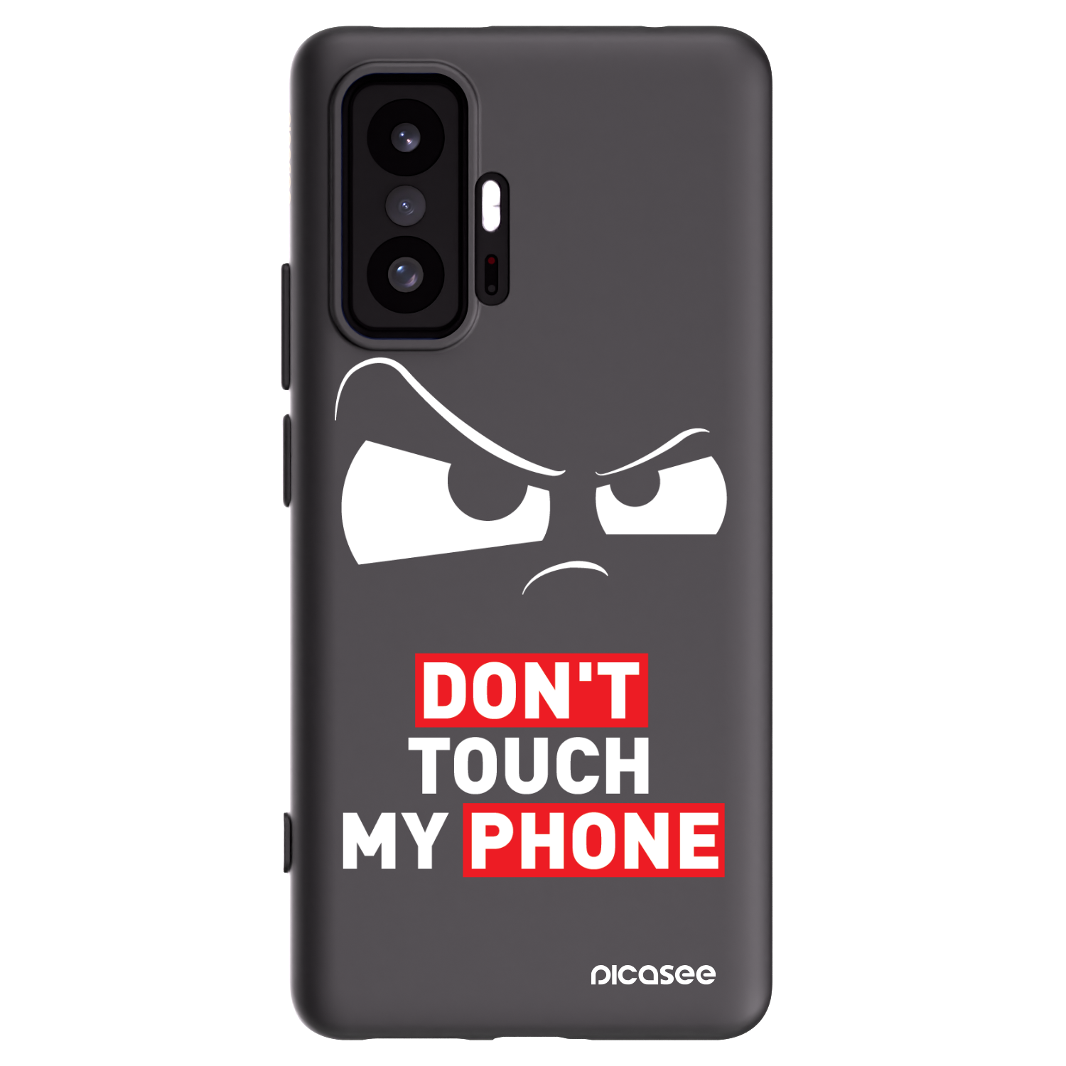 Picasee silikónový čierny obal pre Xiaomi 11T - Cloudy Eye - Transparent