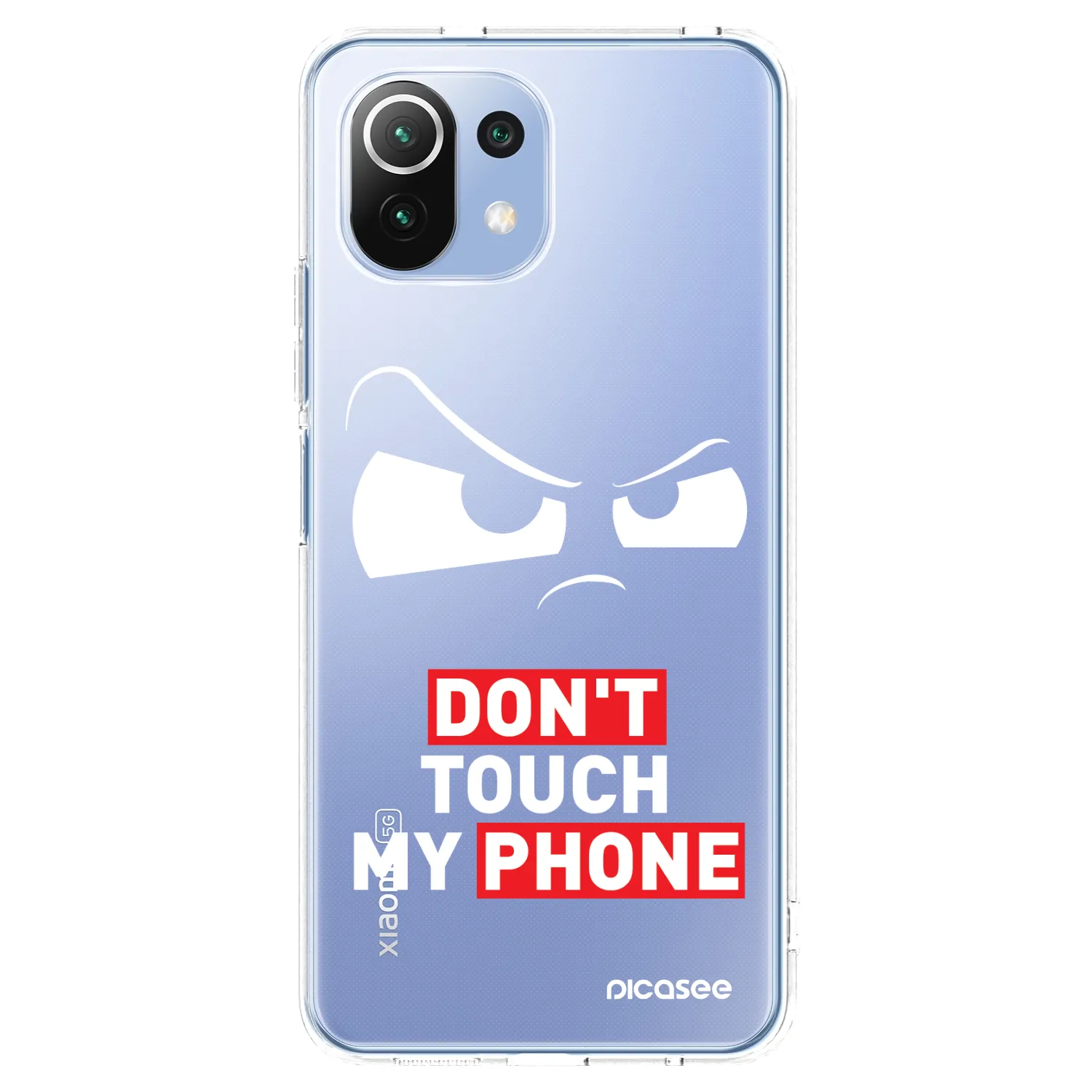 Picasee silikónový prehľadný obal pre Xiaomi 11 Lite 5G NE - Cloudy Eye - Transparent