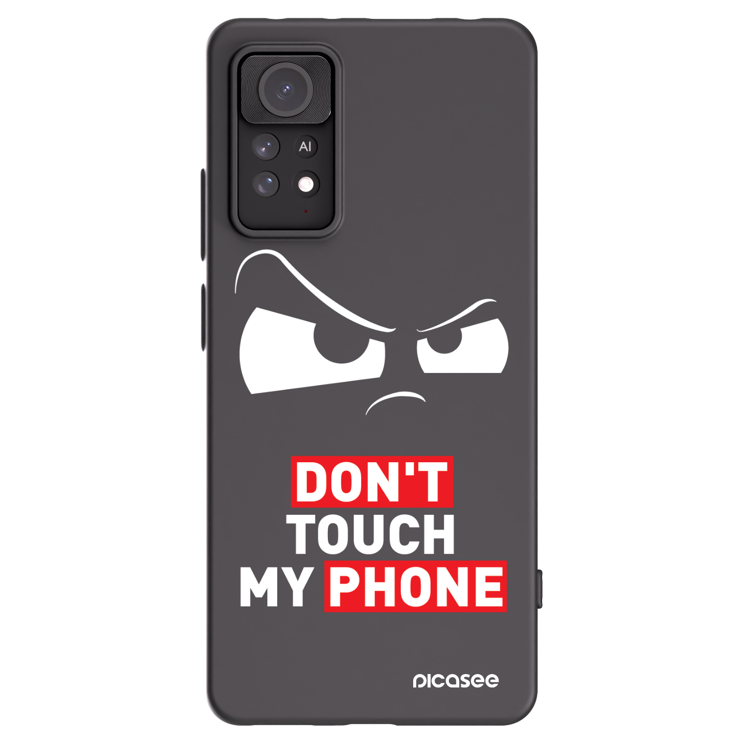 Picasee silikónový čierny obal pre Xiaomi Redmi Note 11 Pro 5G - Cloudy Eye - Transparent