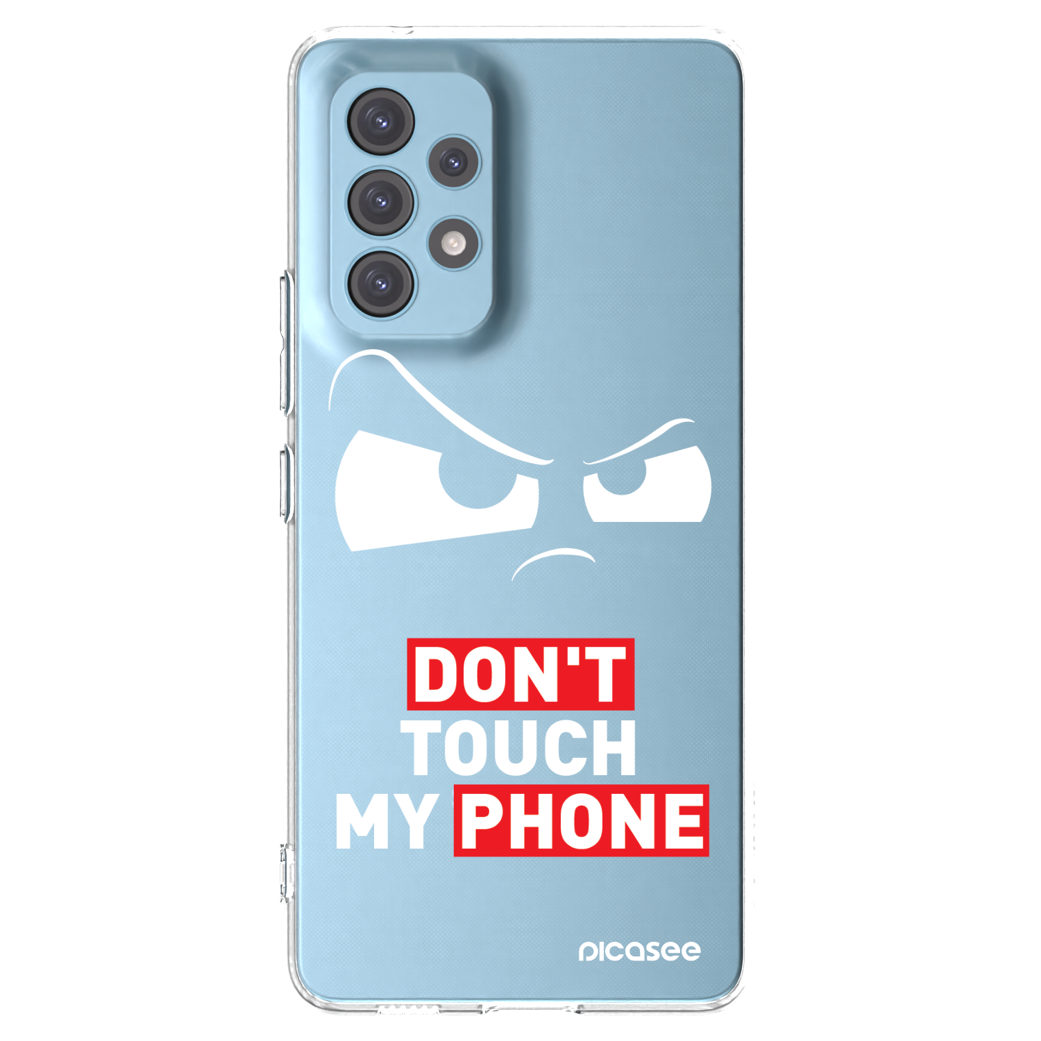 Silikónový prehľadný obal pre Samsung Galaxy A53 5G A536 - Cloudy Eye - Transparent