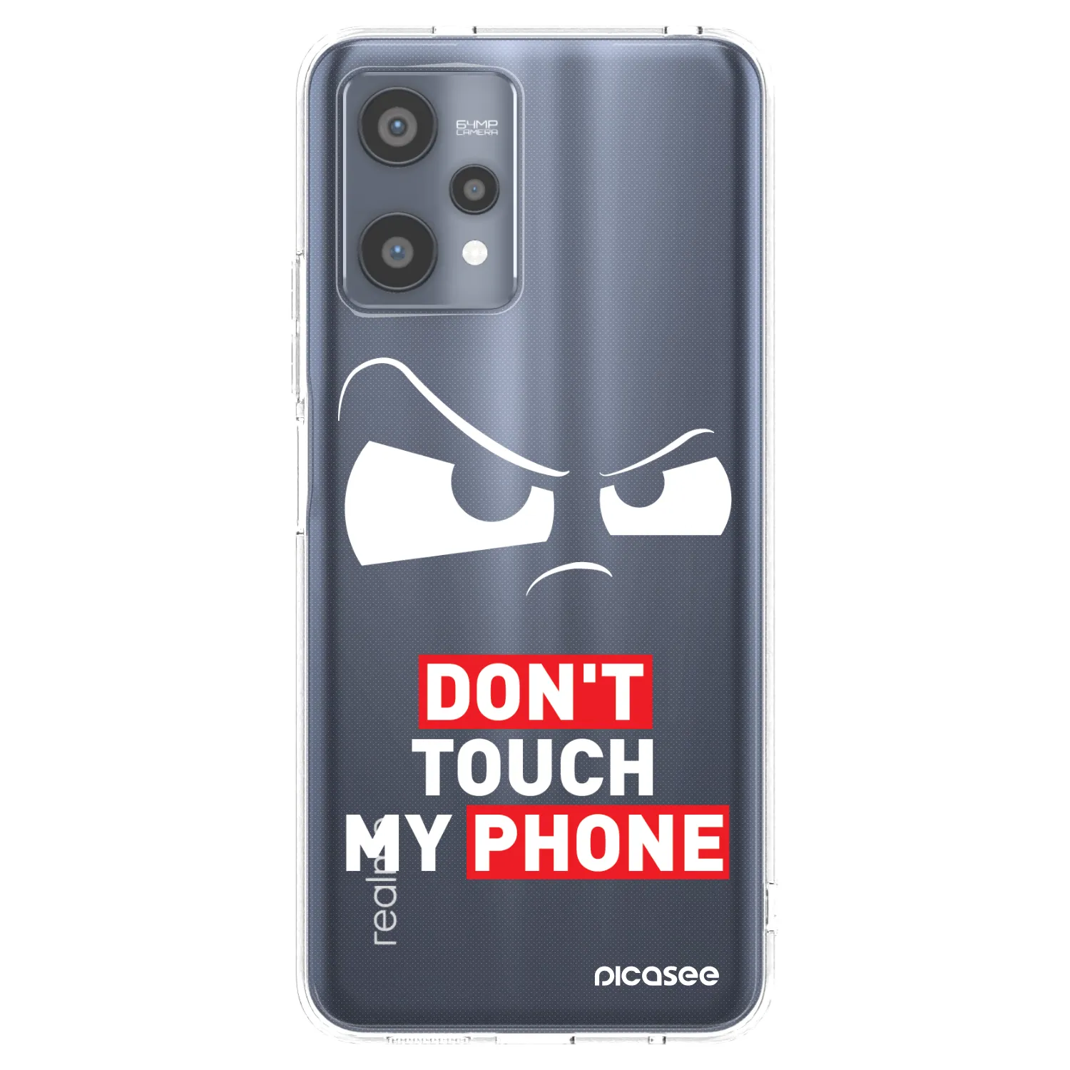 Picasee silikónový prehľadný obal pre Realme 9 Pro 5G - Cloudy Eye - Transparent