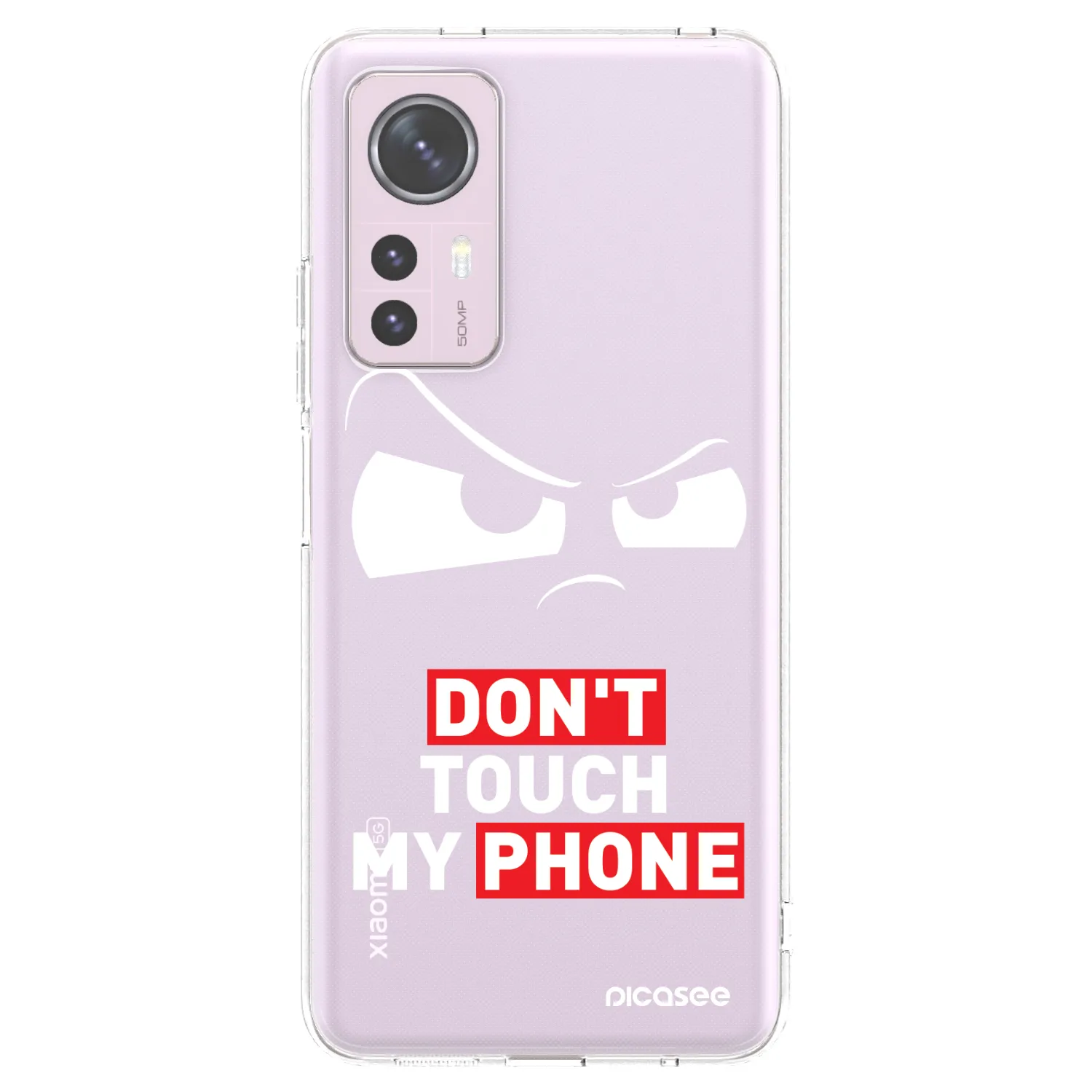 Picasee silikónový prehľadný obal pre Xiaomi 12 - Cloudy Eye - Transparent