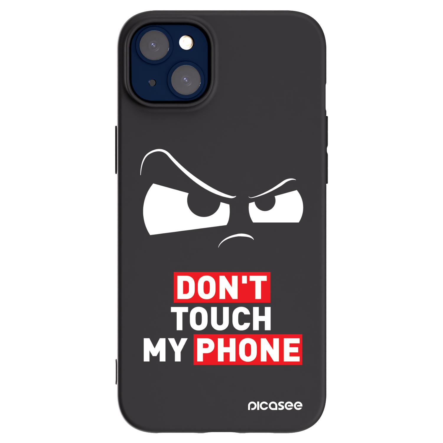 Picasee silikónový čierny obal pre Apple iPhone 14 Plus - Cloudy Eye - Transparent