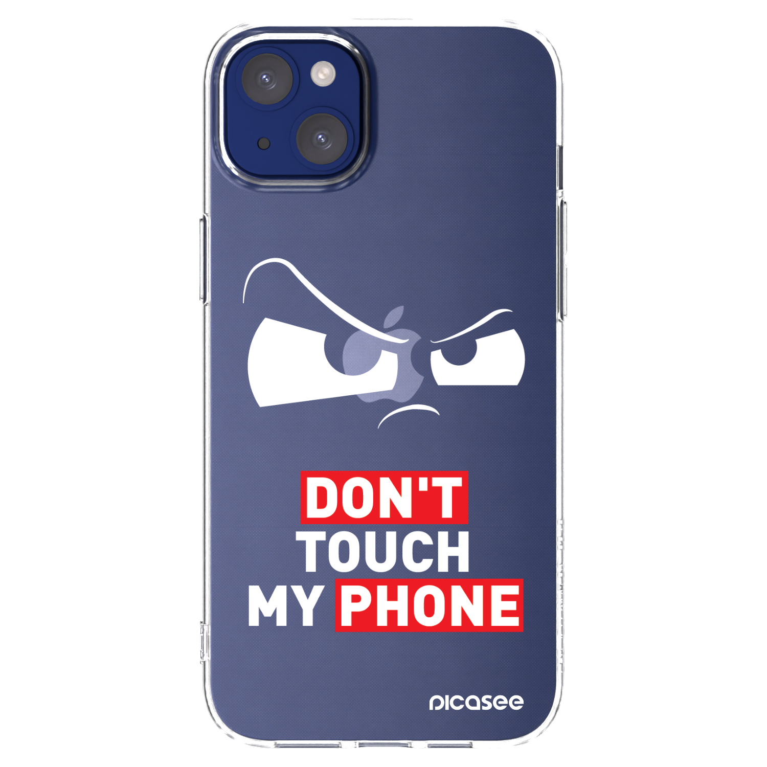 Picasee silikónový prehľadný obal pre Apple iPhone 14 Plus - Cloudy Eye - Transparent