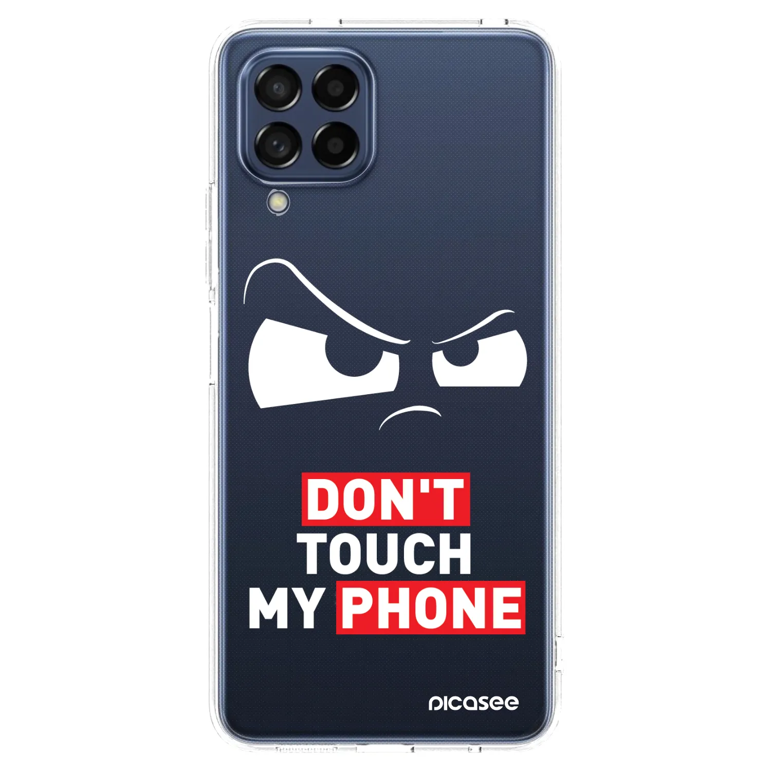 Silikónový prehľadný obal pre Samsung Galaxy M53 5G - Cloudy Eye - Transparent