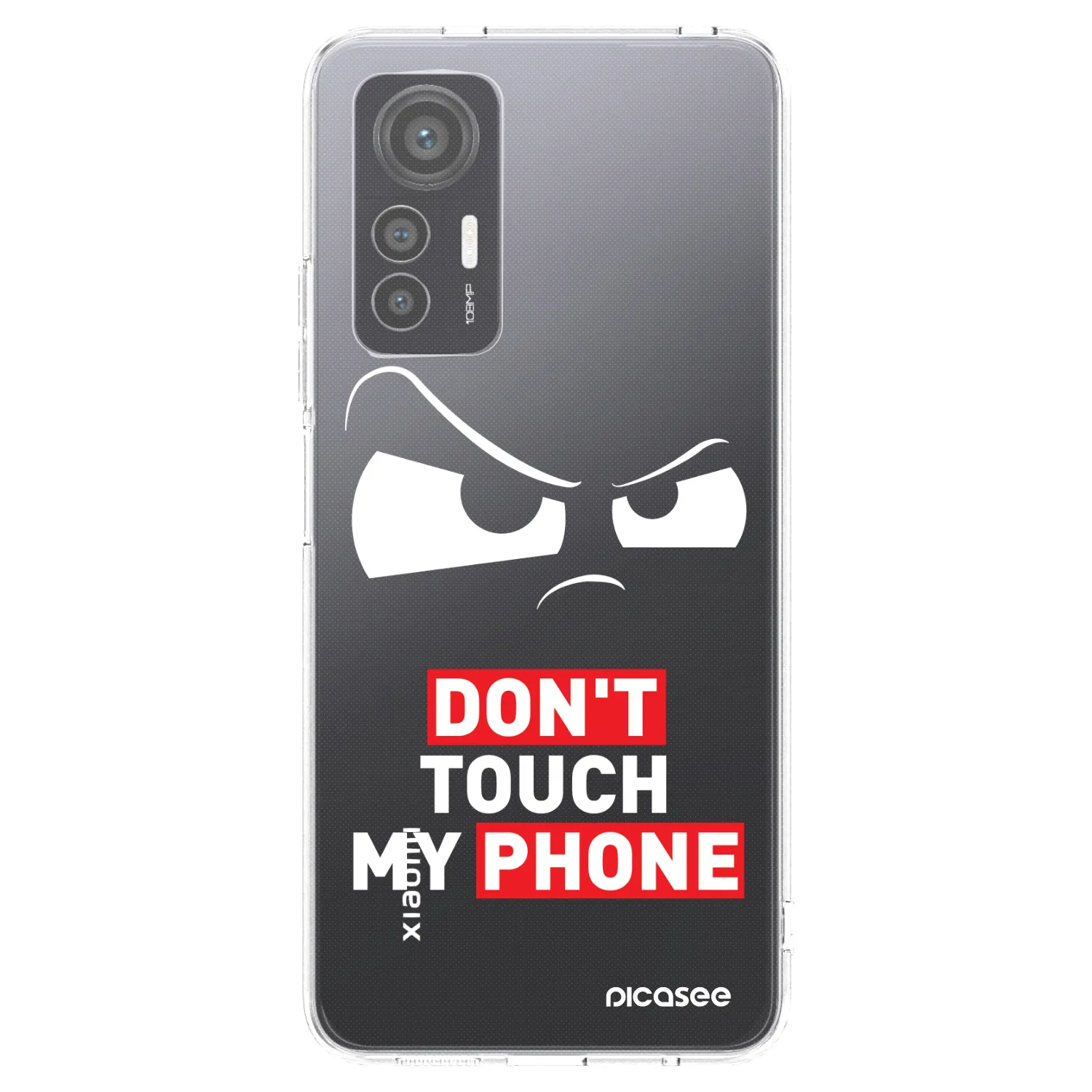 Picasee silikónový prehľadný obal pre Xiaomi 12 Lite - Cloudy Eye - Transparent