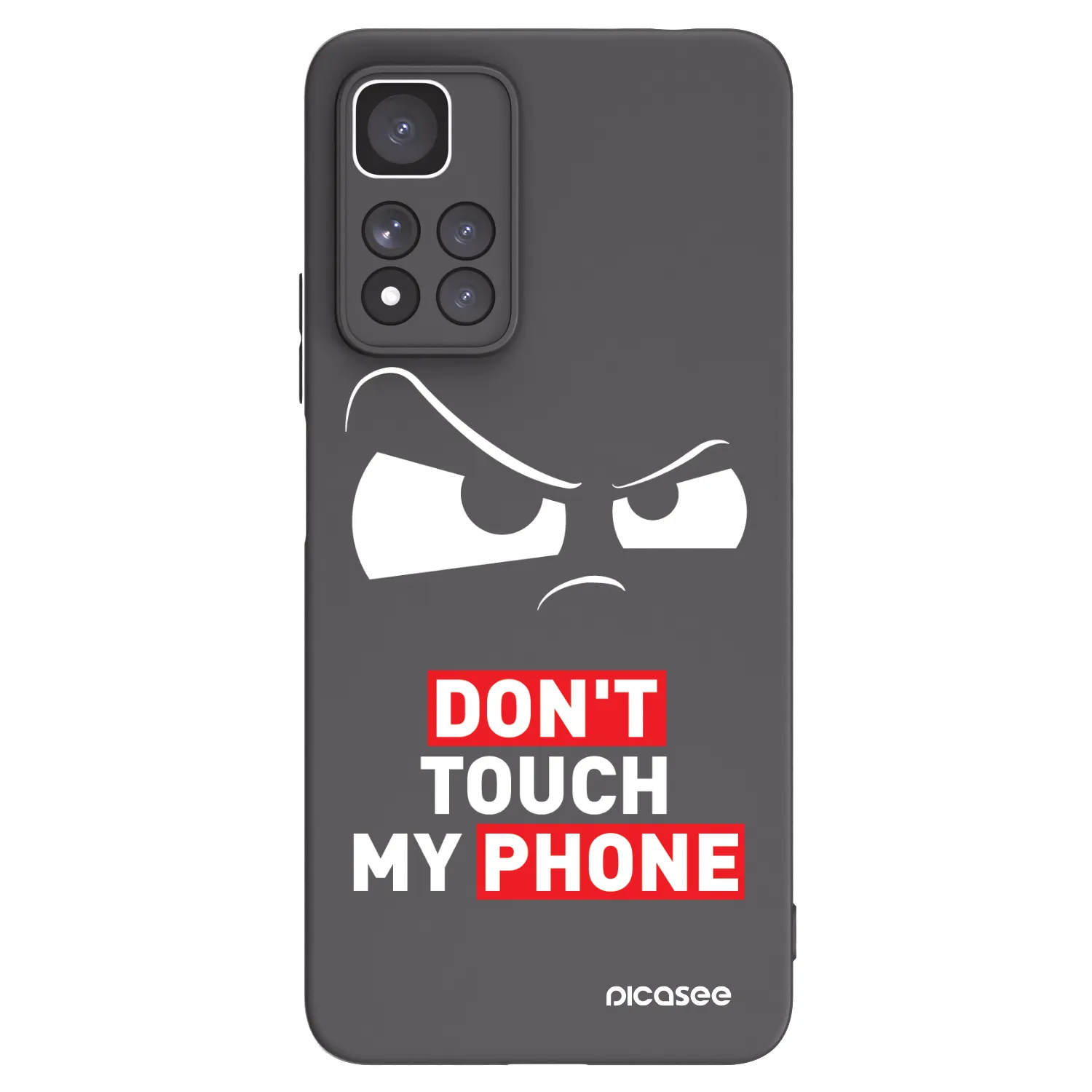 Picasee silikónový čierny obal pre Xiaomi Redmi Note 11 Pro+ 5G - Cloudy Eye - Transparent