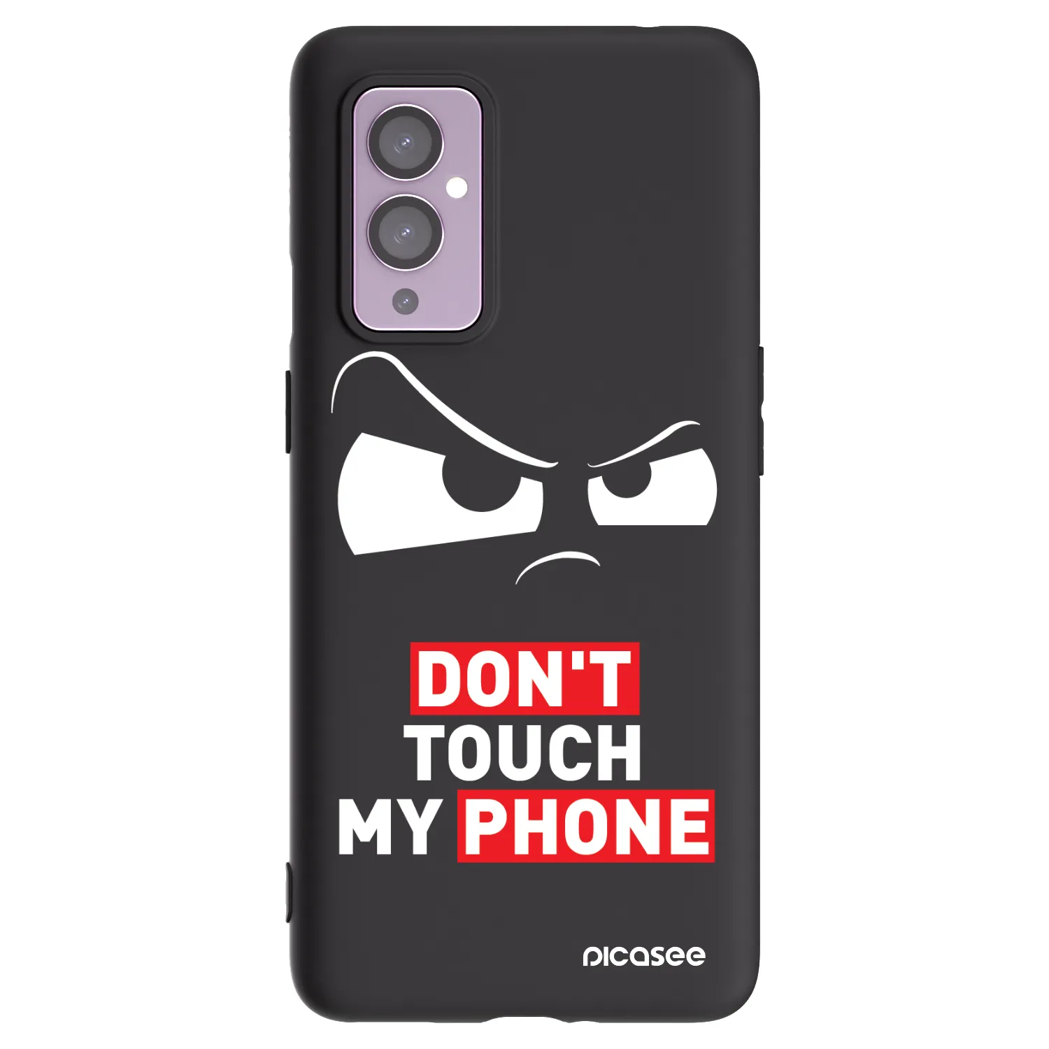 Picasee silikónový čierny obal pre OnePlus 9 - Cloudy Eye - Transparent