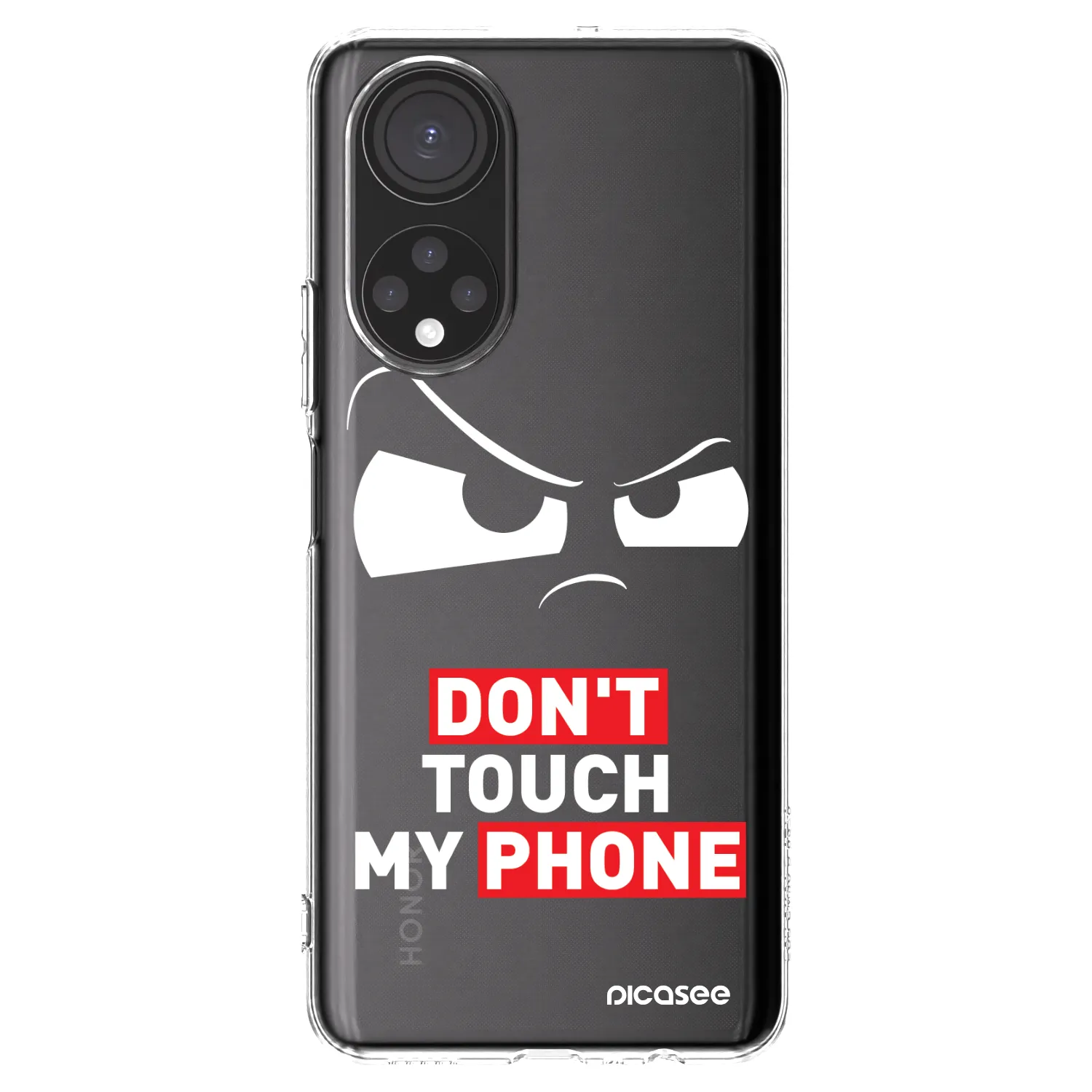 Picasee silikónový prehľadný obal pre Honor X7 - Cloudy Eye - Transparent