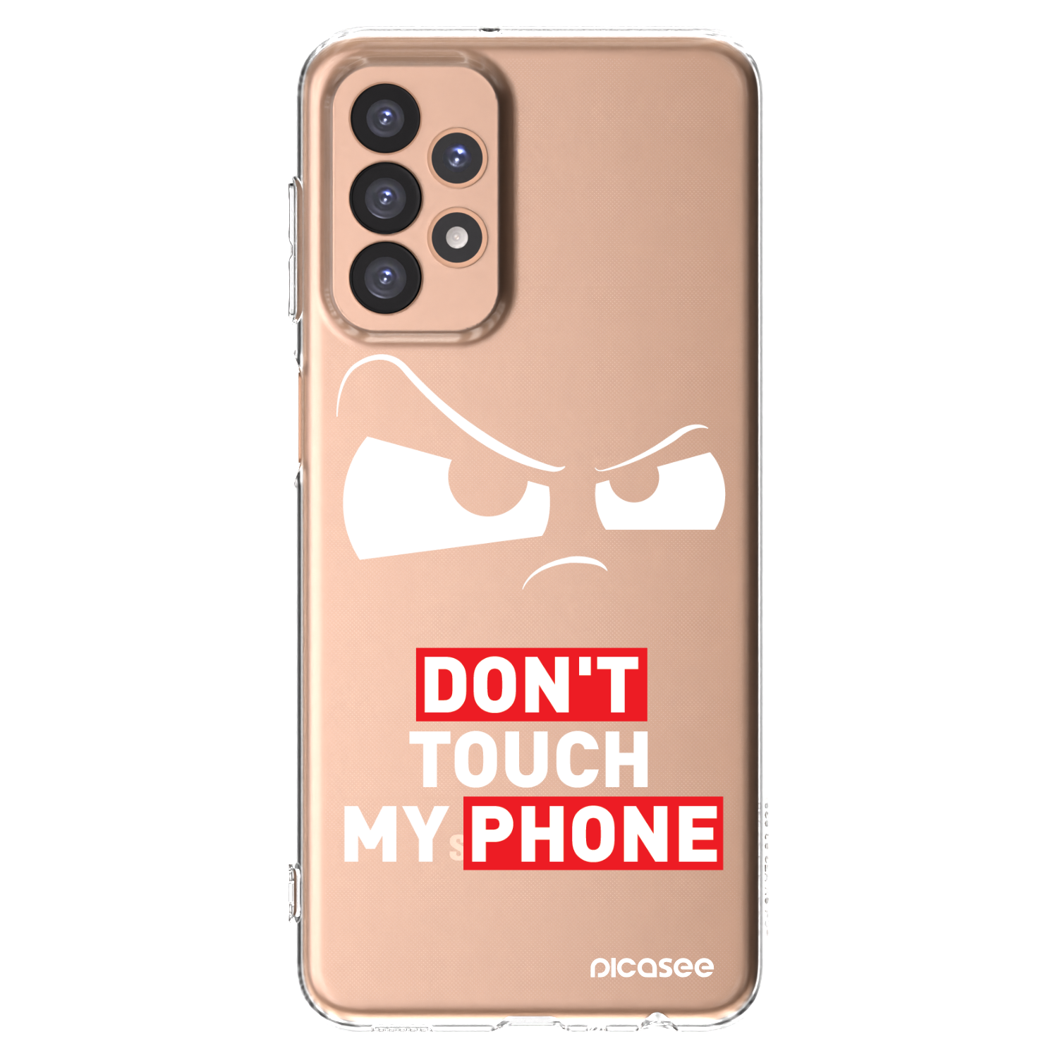 Silikónový prehľadný obal pre Samsung Galaxy A23 A236B 5G - Cloudy Eye - Transparent