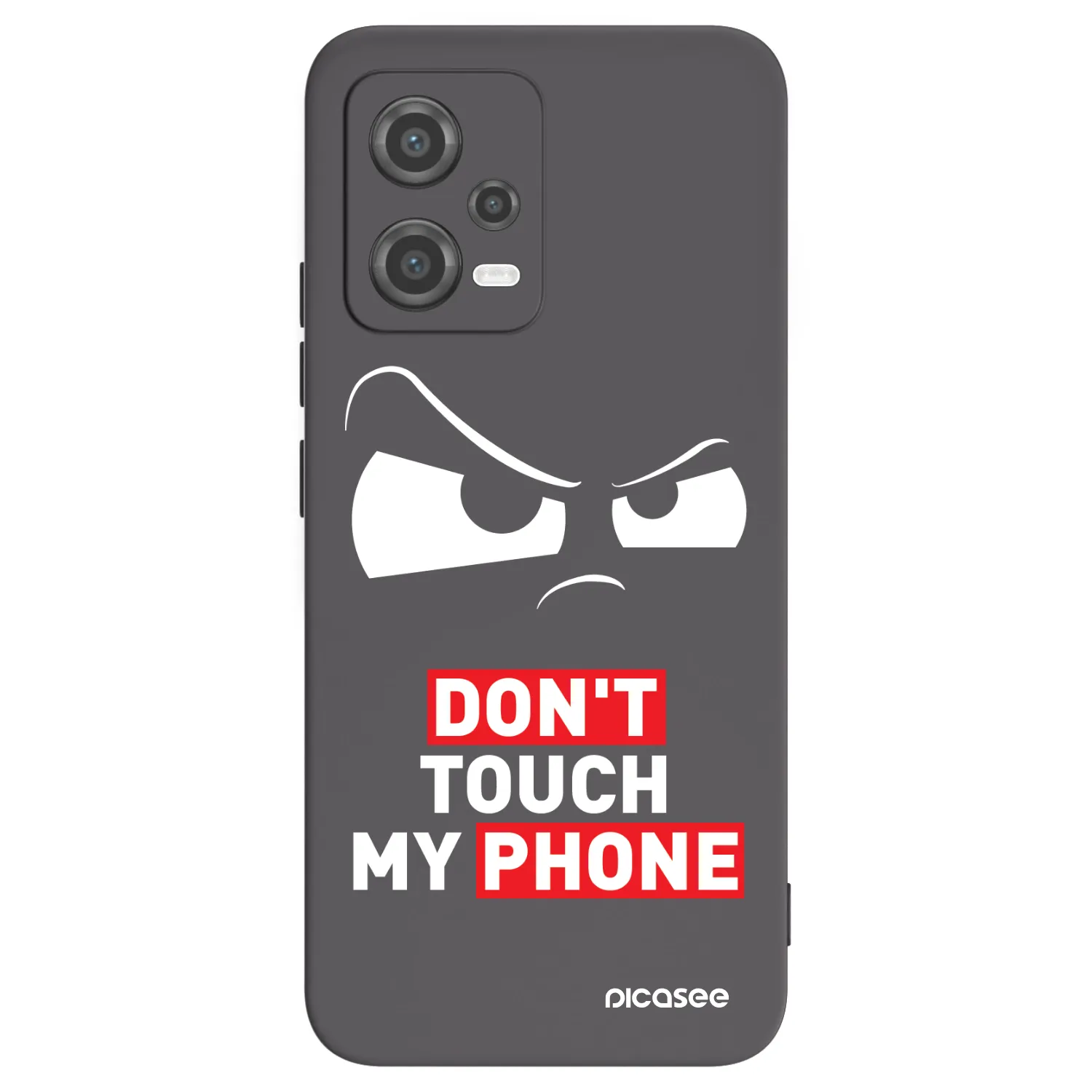 Picasee silikónový čierny obal pre Xiaomi Poco X5 - Cloudy Eye - Transparent