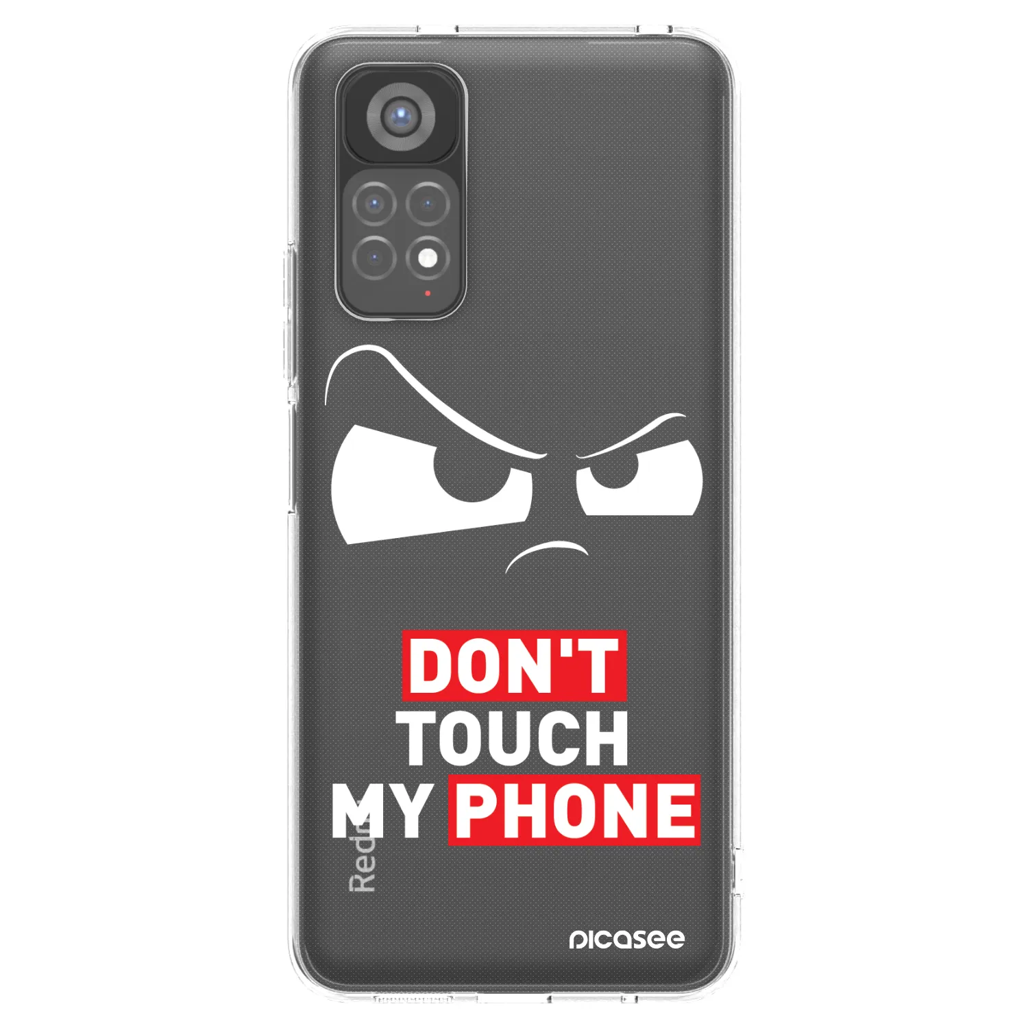 Silikónový prehľadný obal pre Xiaomi Redmi Note 11S 5G - Cloudy Eye - Transparent