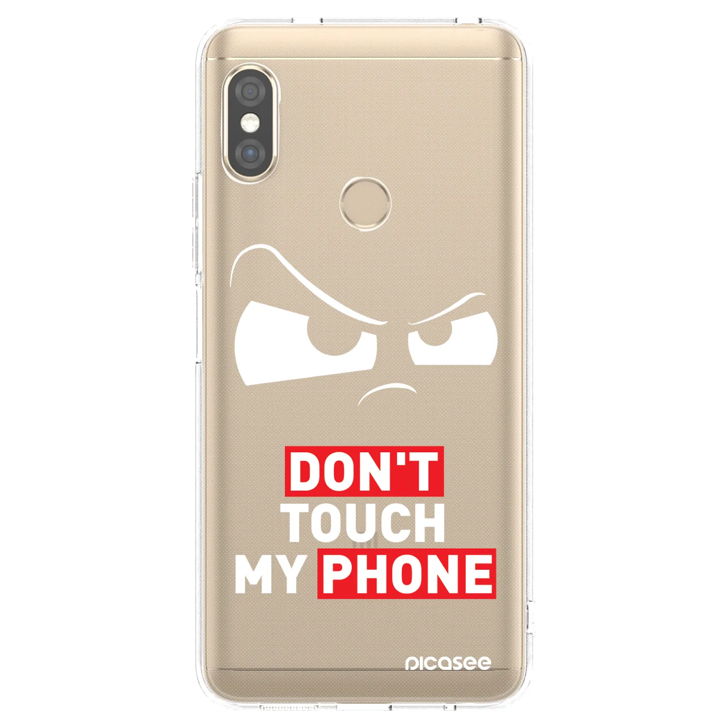 Picasee silikónový prehľadný obal pre Xiaomi Redmi Note 5 Global - Cloudy Eye - Transparent