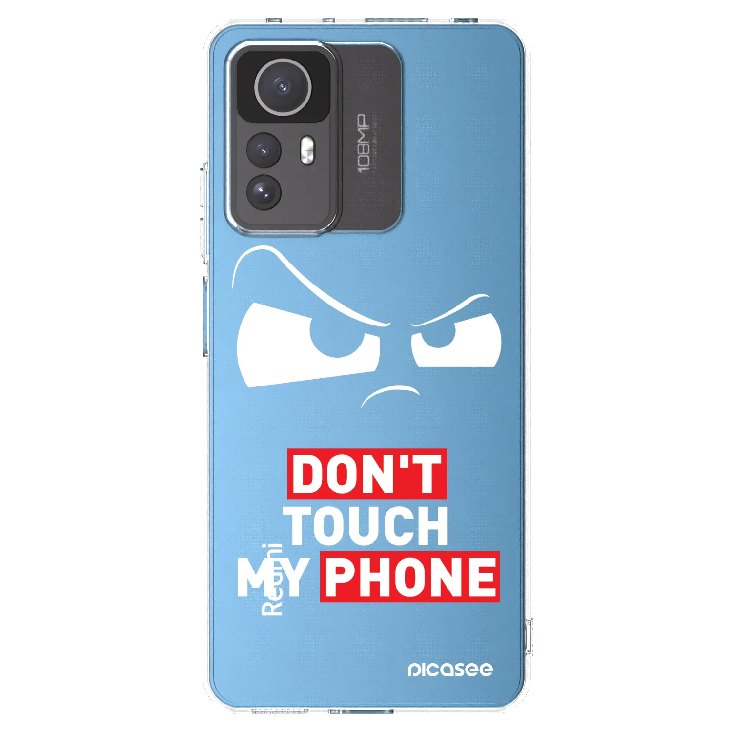 Picasee silikónový prehľadný obal pre Xiaomi Redmi Note 12S - Cloudy Eye - Transparent