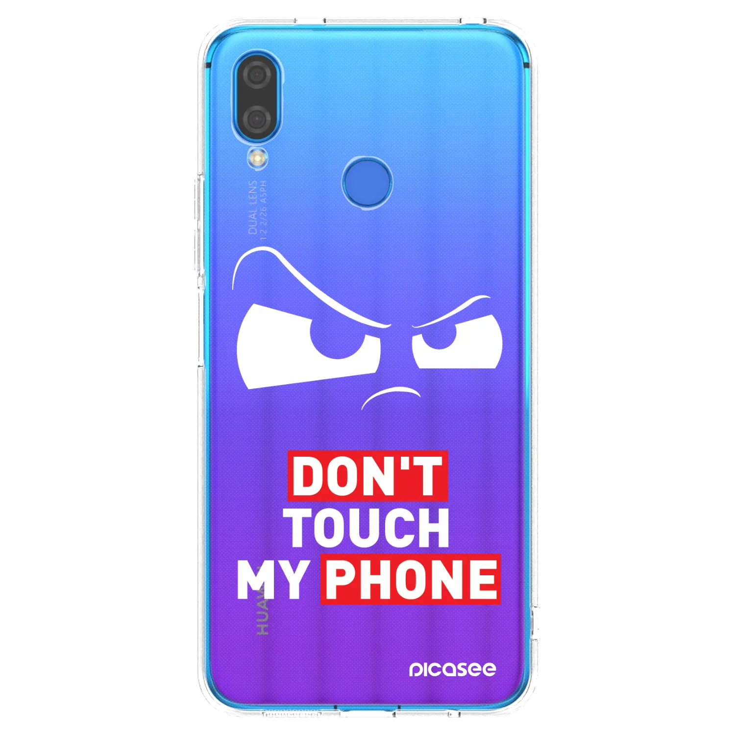 Picasee silikónový prehľadný obal pre Huawei Nova 3 - Cloudy Eye - Transparent