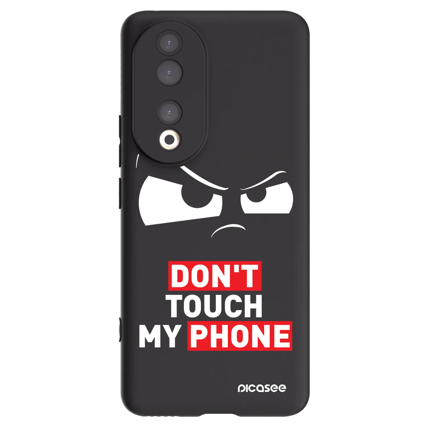 Picasee silikónový čierny obal pre Honor 90 5G - Cloudy Eye - Transparent