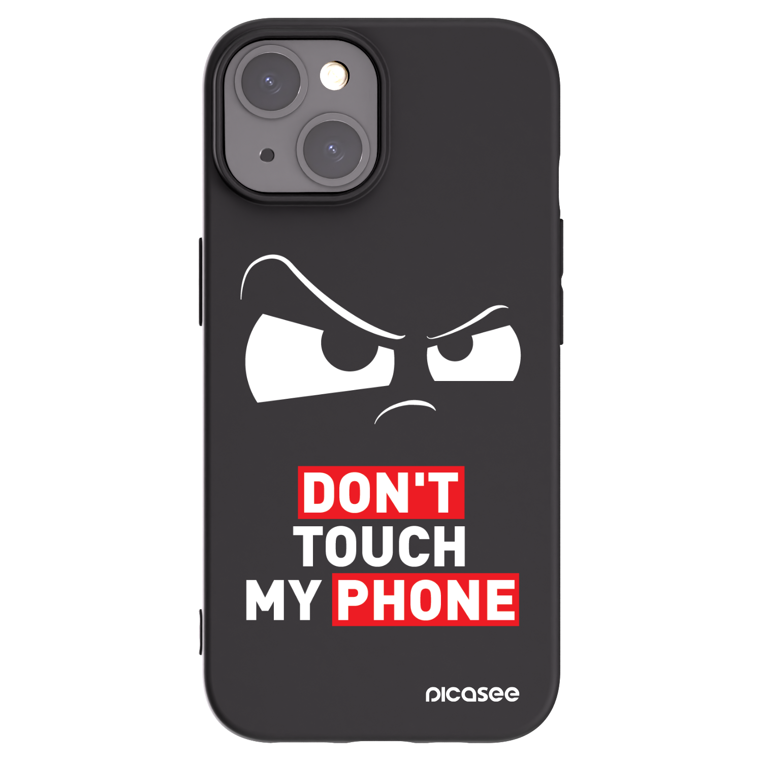 Picasee silikónový čierny obal pre Apple iPhone 15 - Cloudy Eye - Transparent