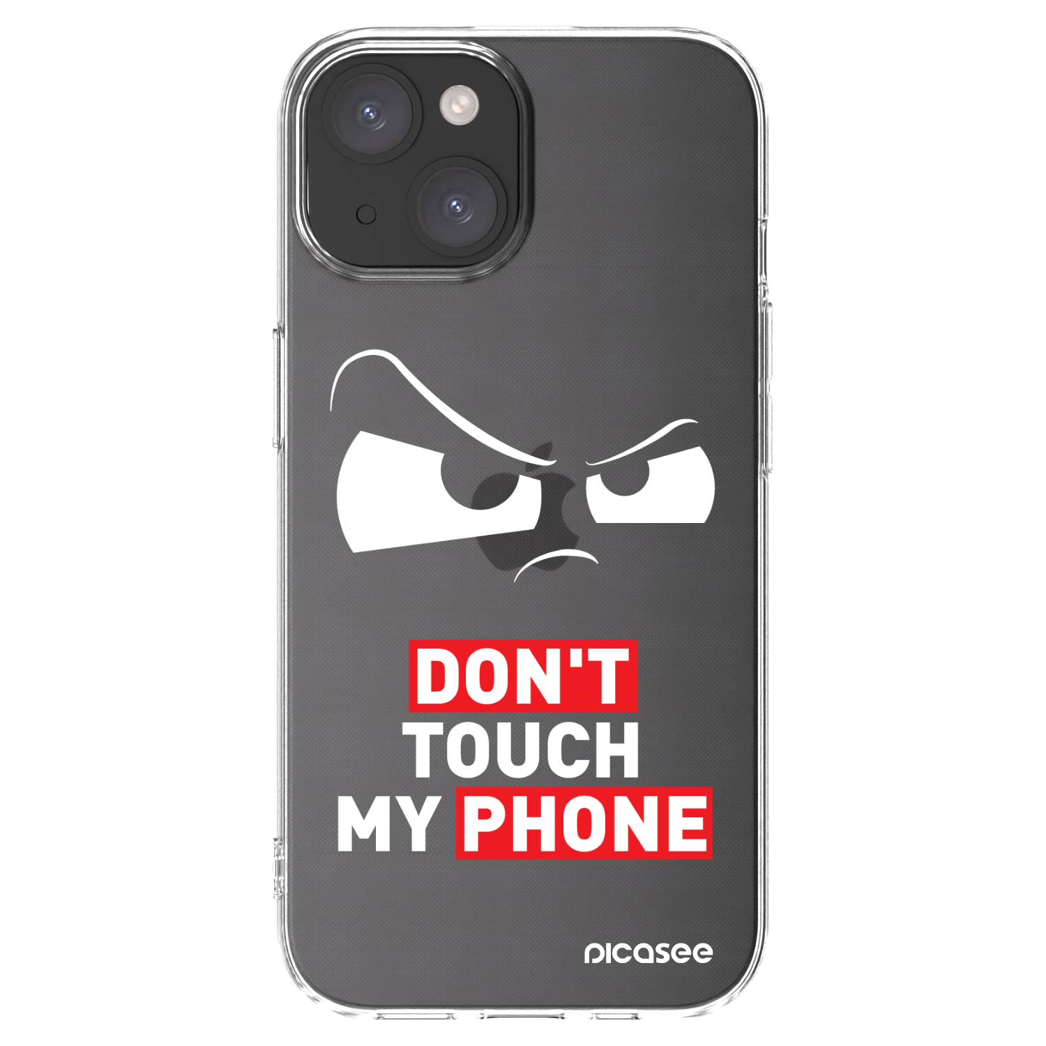 Picasee silikónový prehľadný obal pre Apple iPhone 15 - Cloudy Eye - Transparent