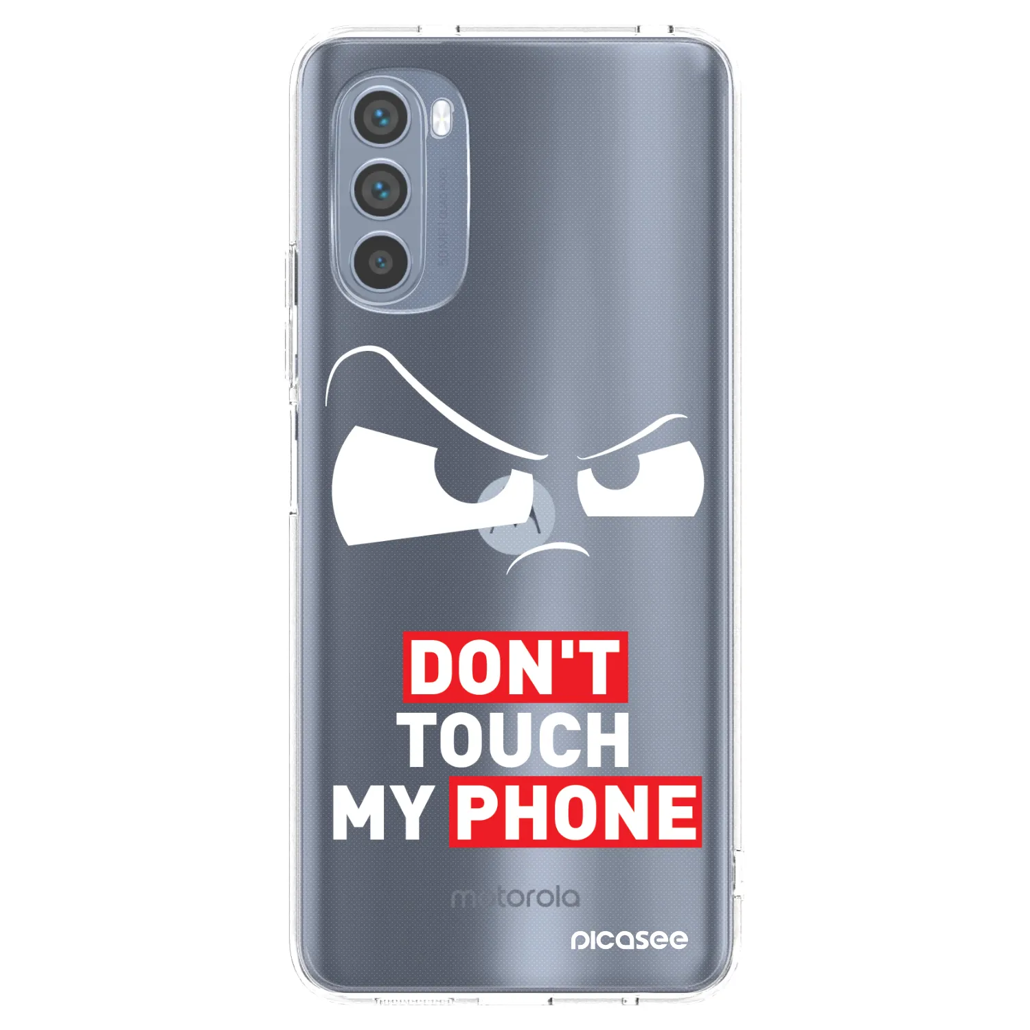 Silikónový prehľadný obal pre Motorola Moto G62 - Cloudy Eye - Transparent