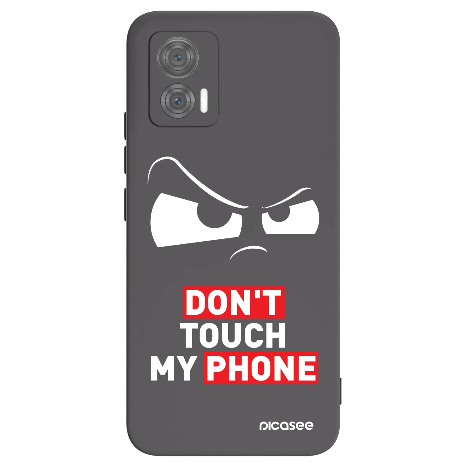 Picasee silikónový čierny obal pre Motorola Edge 30 Neo - Cloudy Eye - Transparent