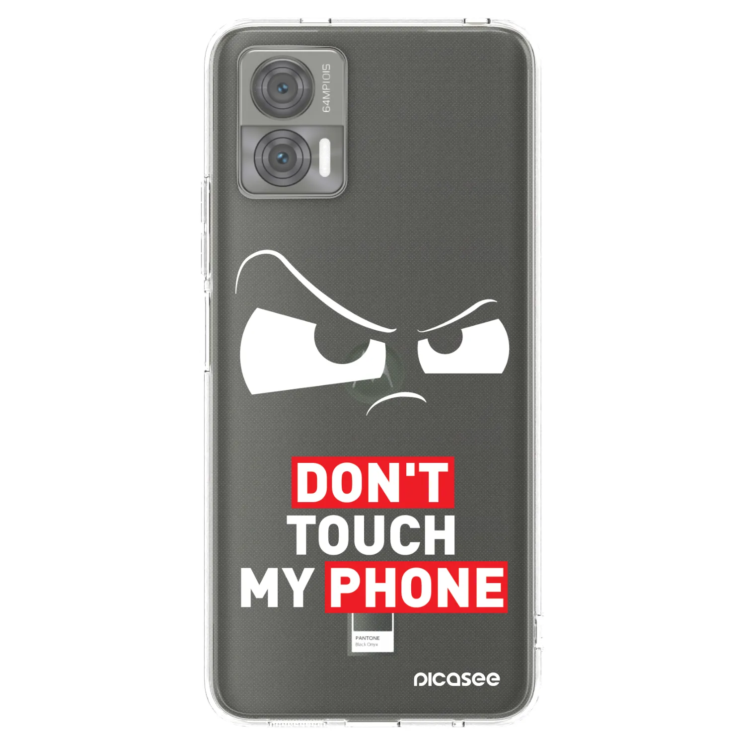 Picasee silikónový prehľadný obal pre Motorola Edge 30 Neo - Cloudy Eye - Transparent