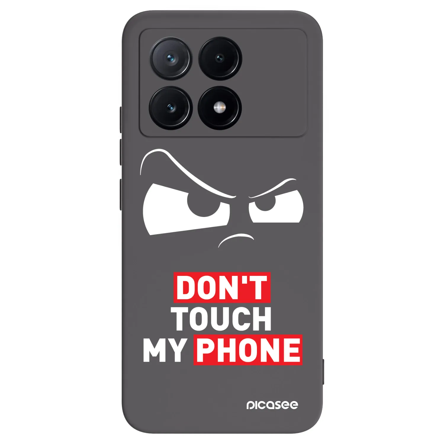 Picasee silikónový čierny obal pre Xiaomi Poco X6 Pro - Cloudy Eye - Transparent
